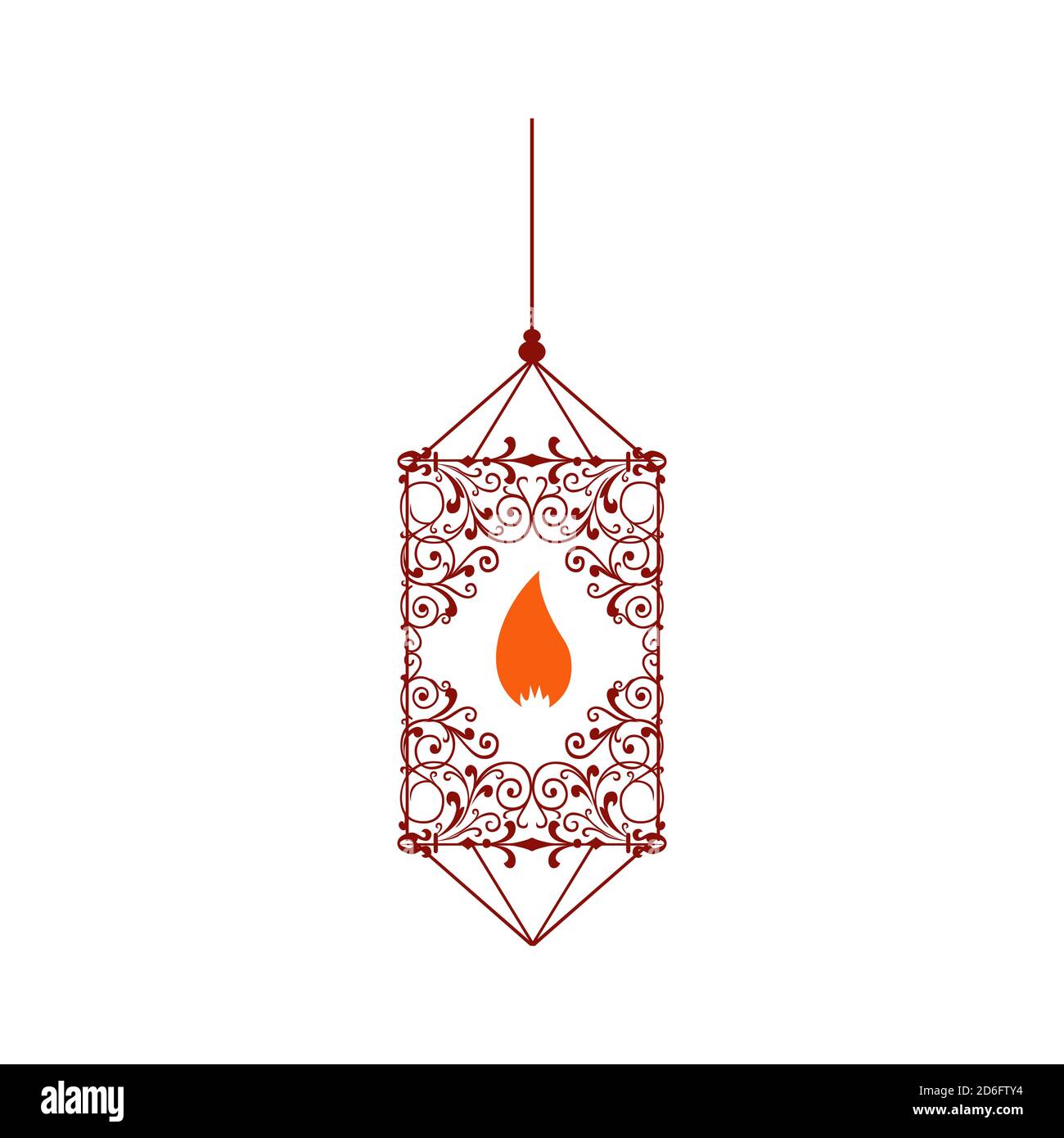 lantern logo design vector illustrations beautiful traditional ornamental lights template Stock Vector