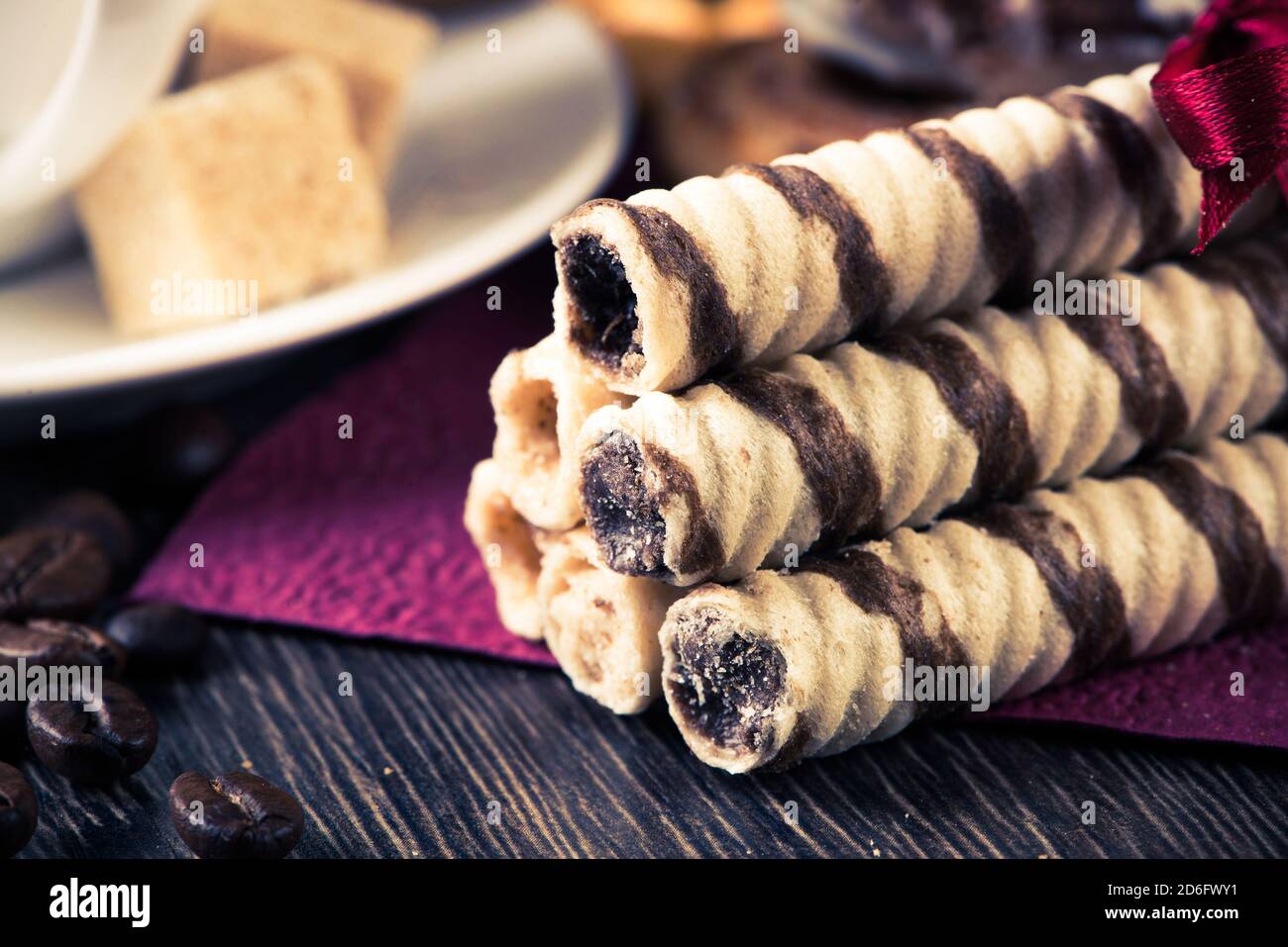 Sweets for coffee break Stock Photo - Alamy