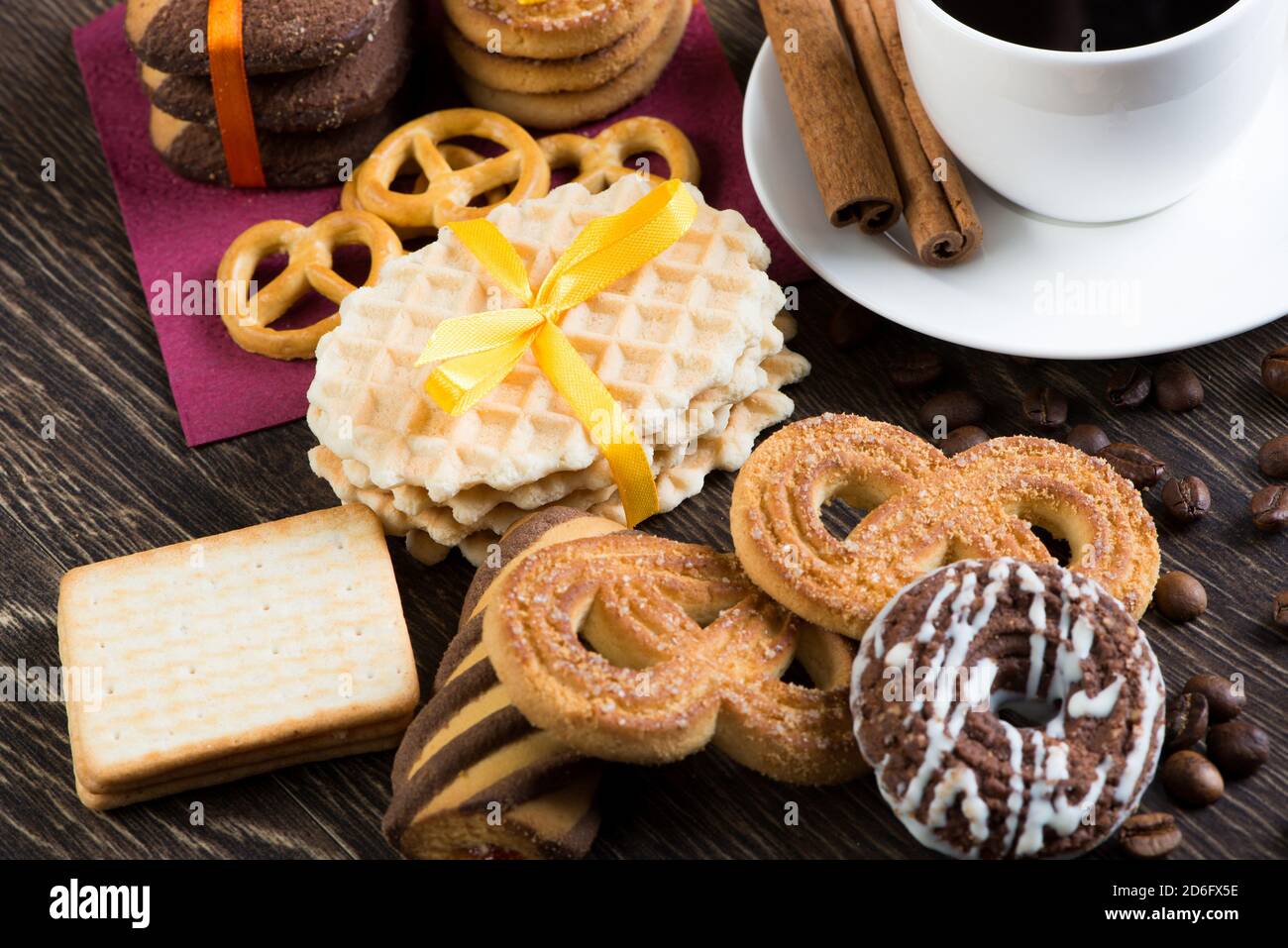 Sweets for coffee break Stock Photo - Alamy