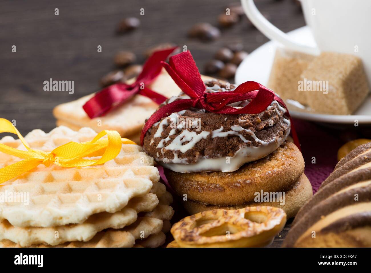 Sweets for coffee break Stock Photo - Alamy