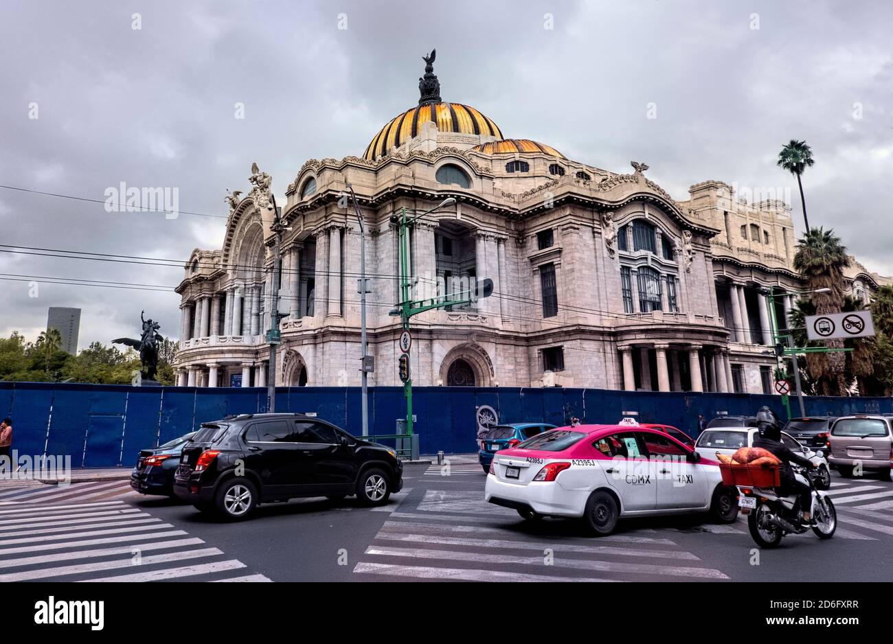 Exterior of the Palacio de Bellas Artes, Mexico City, Mexico Stock Photo