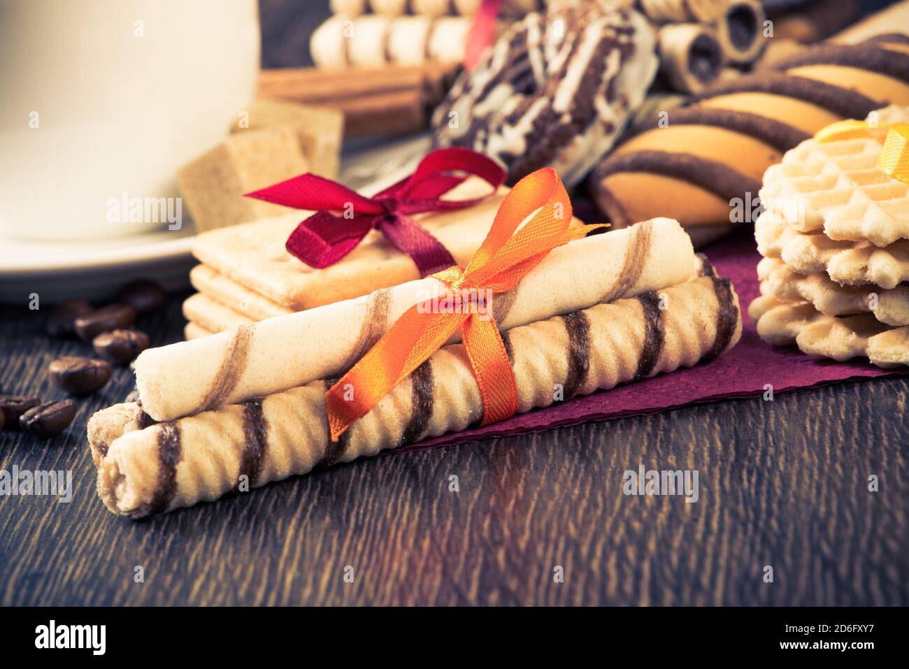 Sweets for coffee break Stock Photo - Alamy