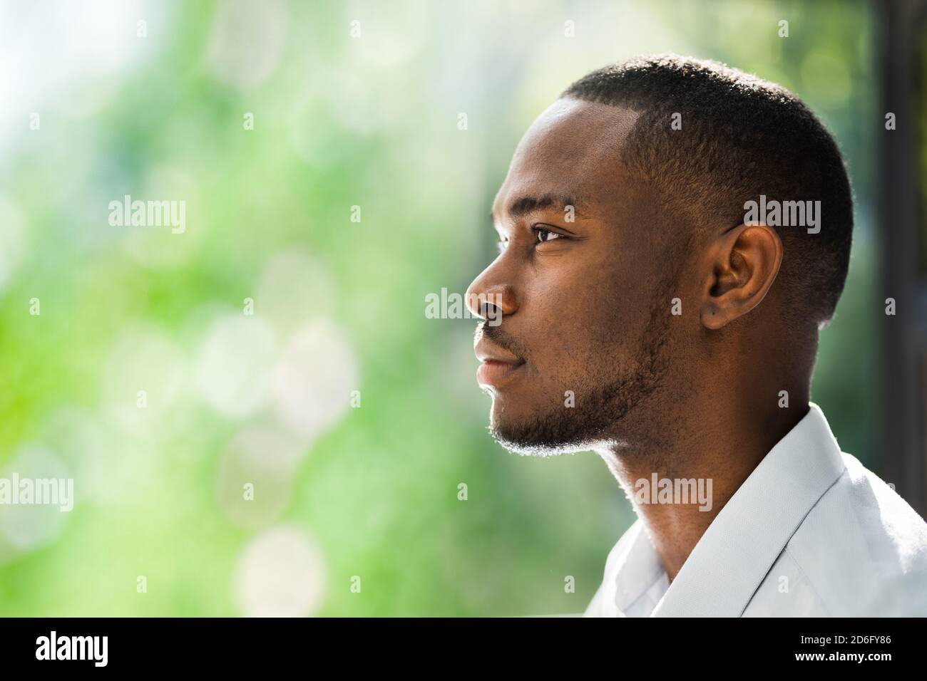 Breath Clean Air. Relax In Nature One Day Stock Photo