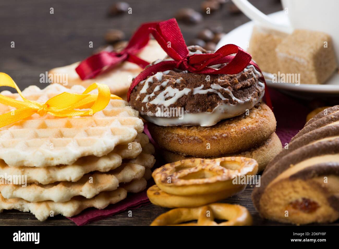 Sweets for coffee break Stock Photo - Alamy