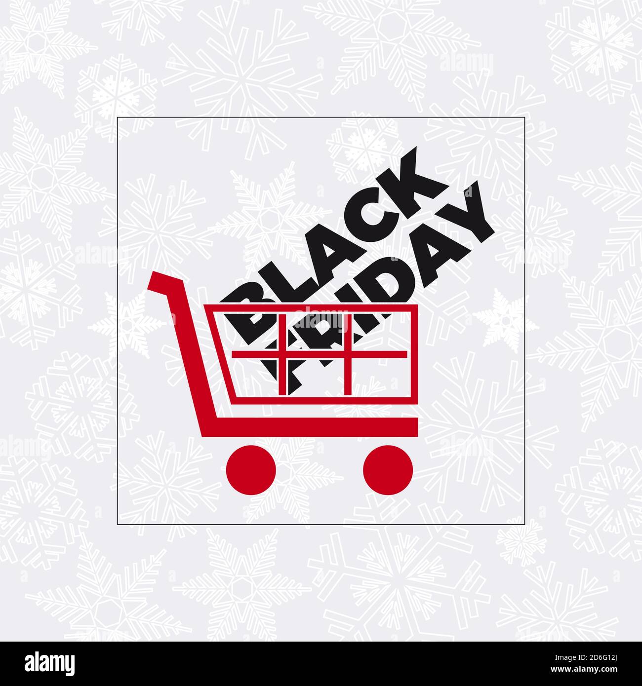 Black friday sale on cart, background. Vector illustration Stock Vector Image & Art Alamy