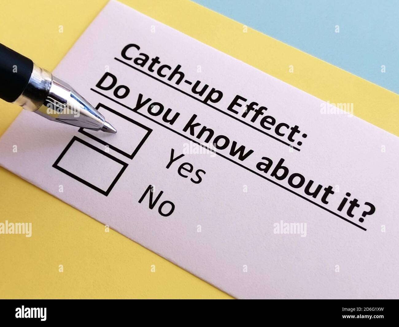 The catch up effect hires stock photography and images Alamy