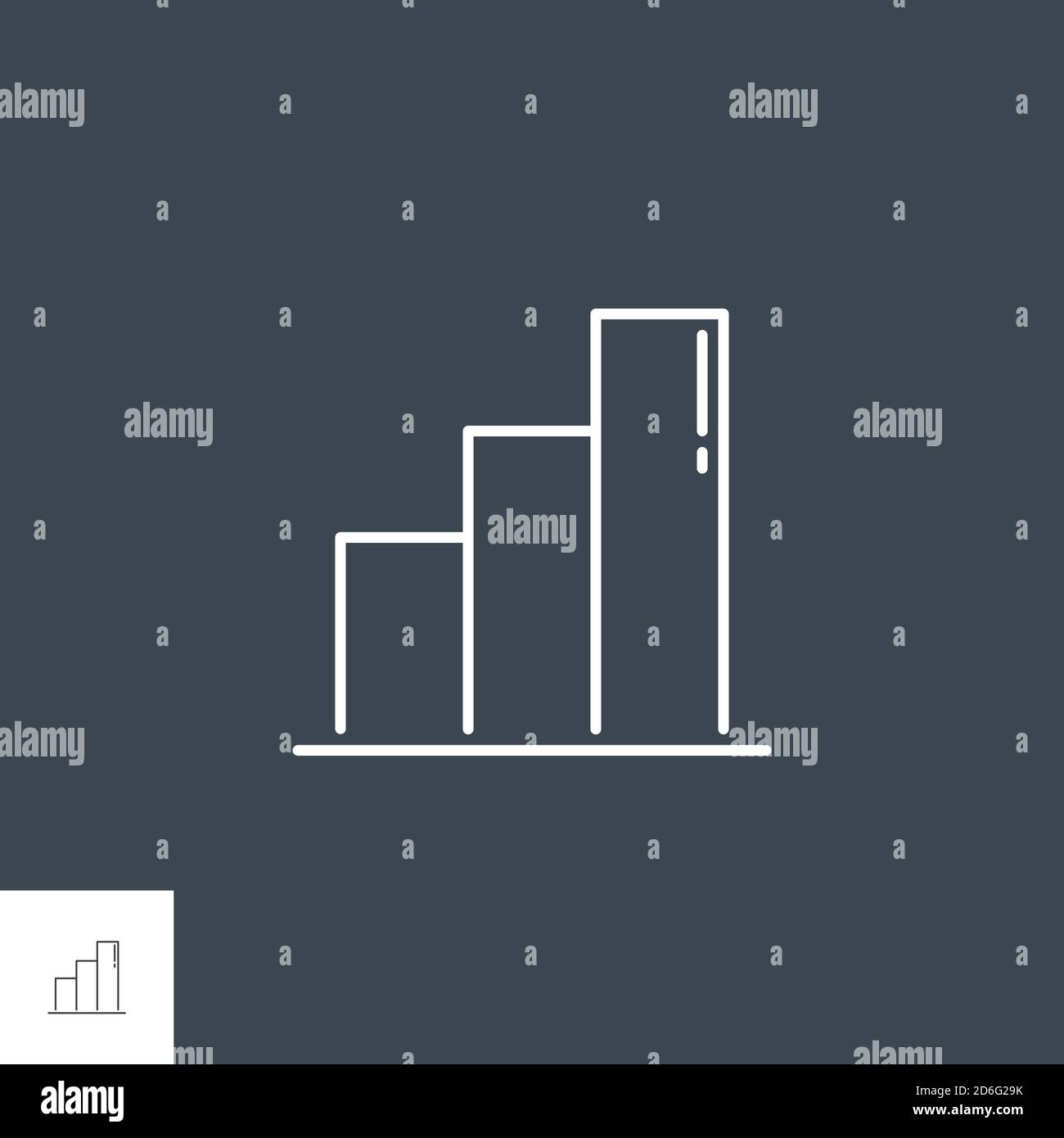 Bar Chart Related Vector Line Icon Stock Vector Image & Art - Alamy