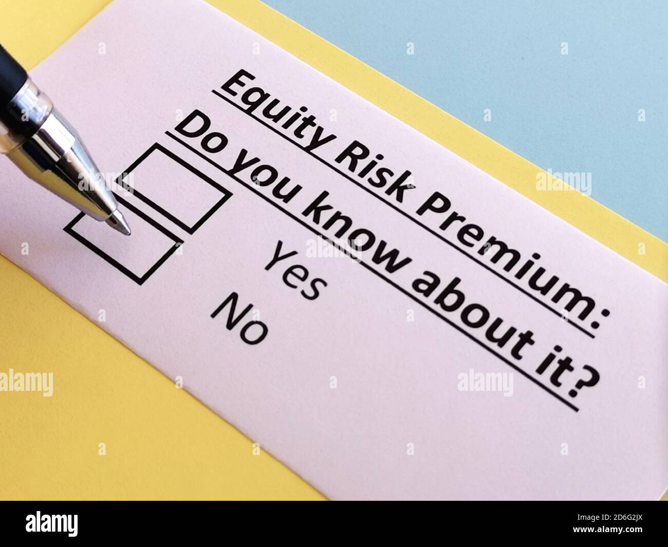 Equity risk premium hi-res stock photography and images - Alamy