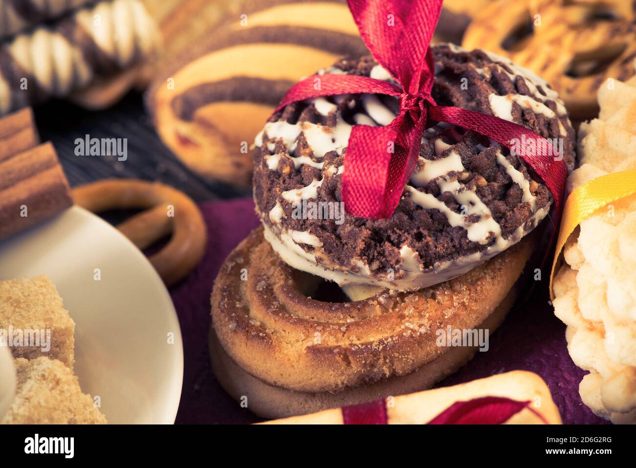 Sweets for coffee break Stock Photo - Alamy