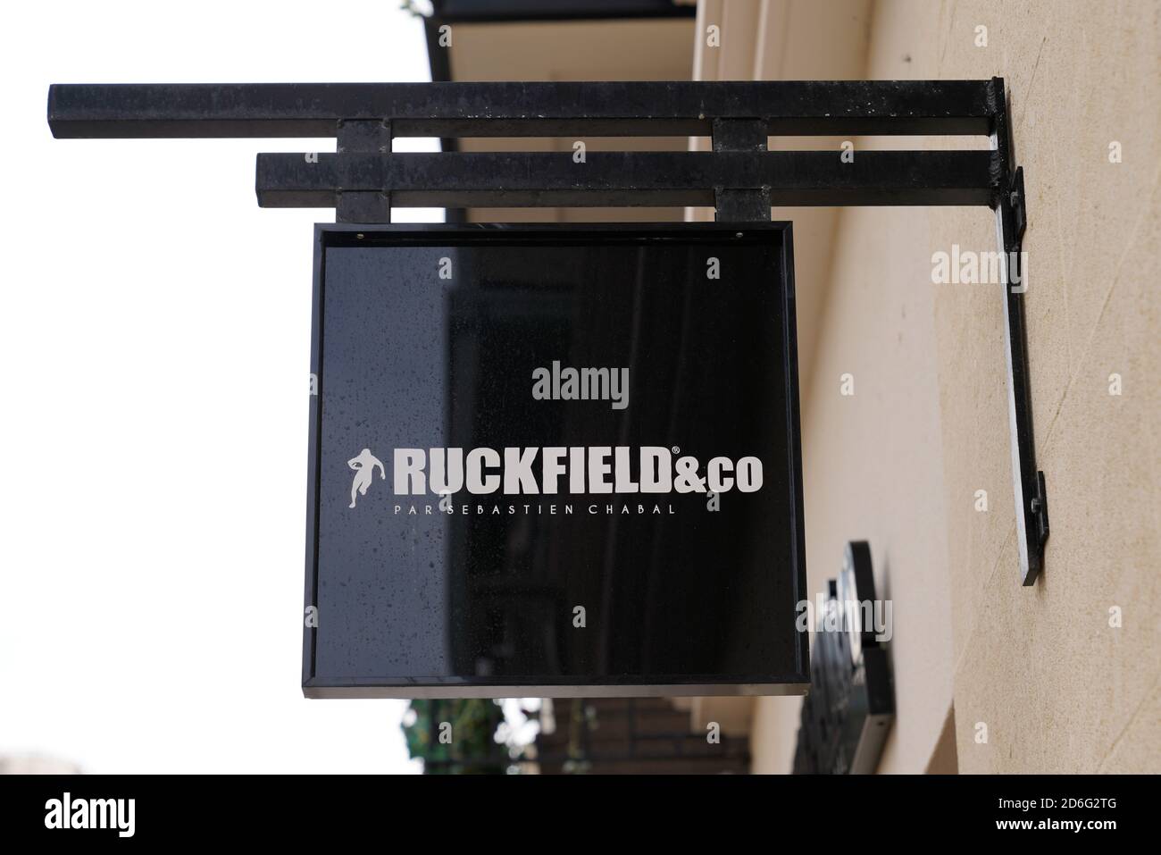 Bordeaux , Aquitaine / France - 10 10 2020 : ruckfield & co logo text and shop sign of rugby sport clothes fashion store Stock Photo