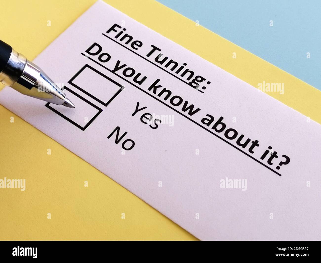 Fine tuning hires stock photography and images Alamy