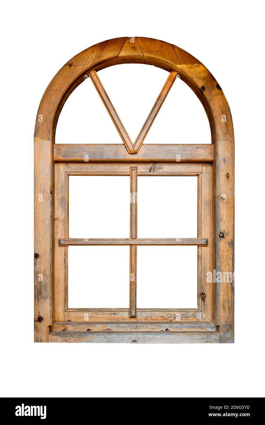 Arched top window Cut Out Stock Images & Pictures Alamy