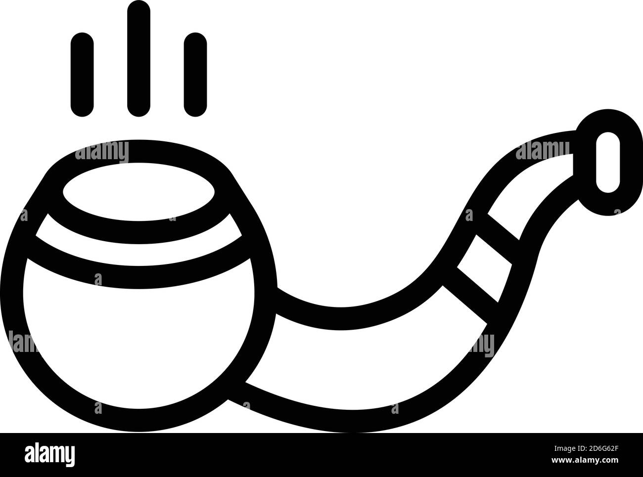 Accessory smoking pipe icon, outline style Stock Vector Image & Art - Alamy