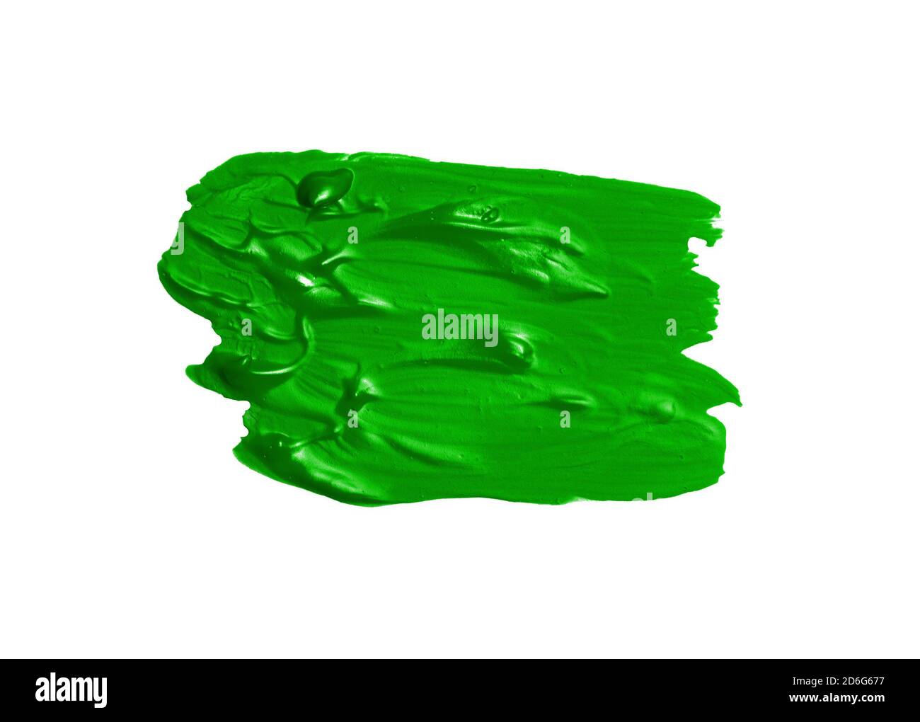 green oil paint stain isolated on white background Stock Photo Alamy