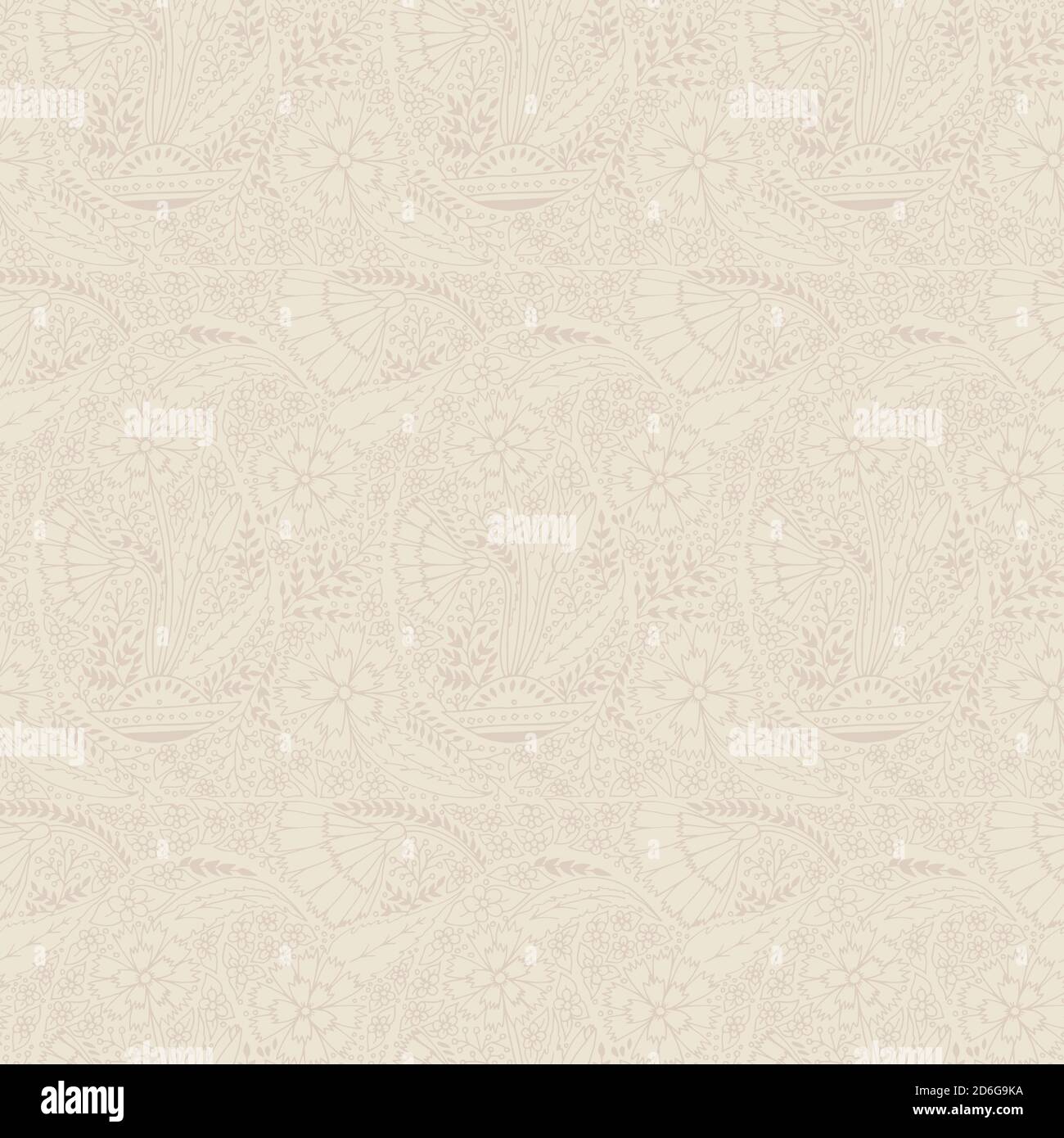 Vector paisley repeat seamless pattern. Traditional historic pattern ...