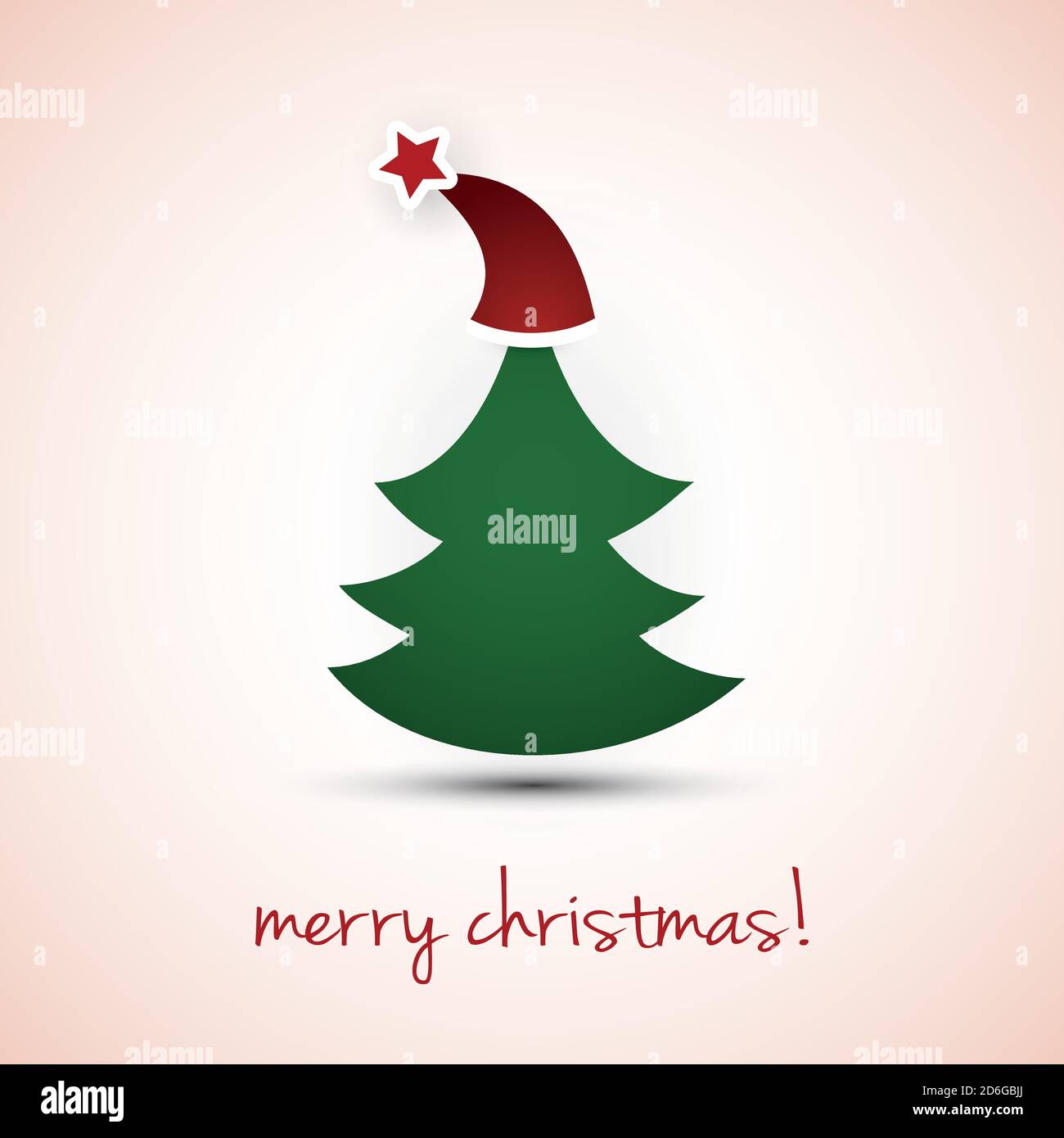 Christmas Card Template Stock Vector Image & Art - Alamy