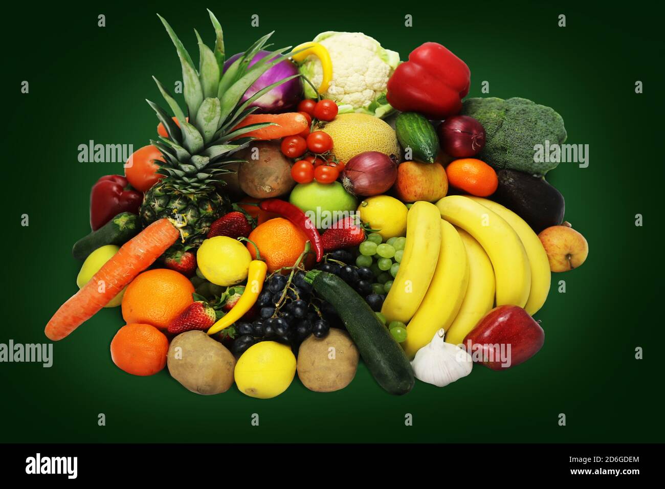 Fruits and vegetables food mix fresh isolated natural healthy Stock Photo Alamy