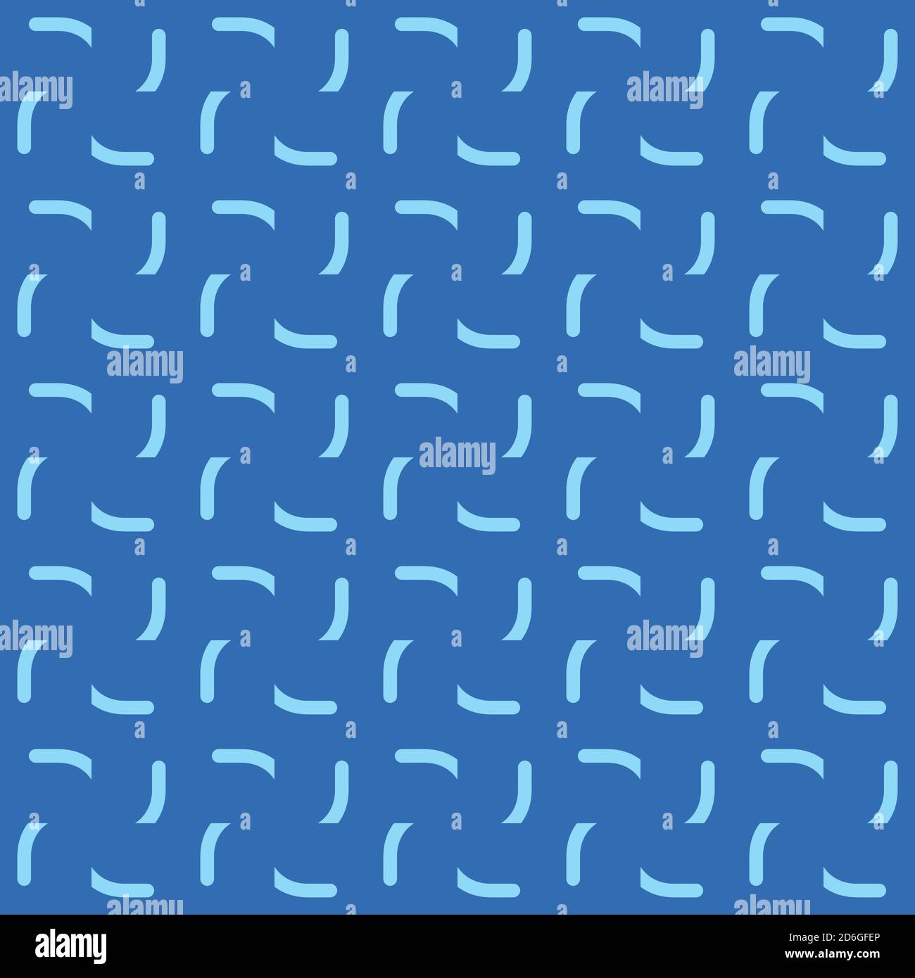 Vector seamless pattern texture background with geometric shapes, colored in blue colors. Stock Vector