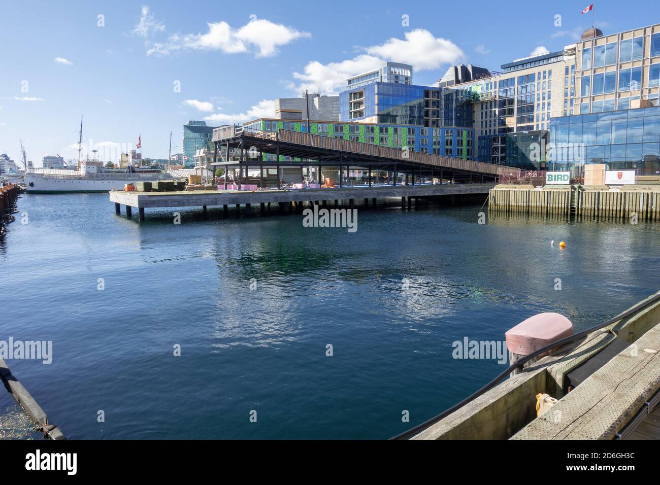 Construction Under Way Of The Queen’s Marque Residential Building On Halifax’s Waterfront Halifax Nova Scotia Canada September 5, 2019. Stock Photo