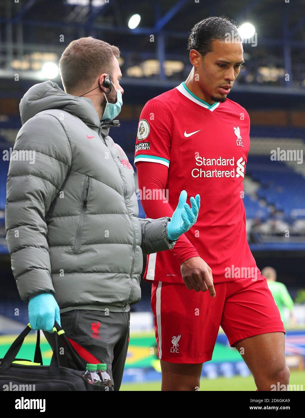 Liverpool s Virgil Van Dijk Taken right Off With An Injury During The Liverpool s Virgil Van Dijk Taken right Off With An Injury During The