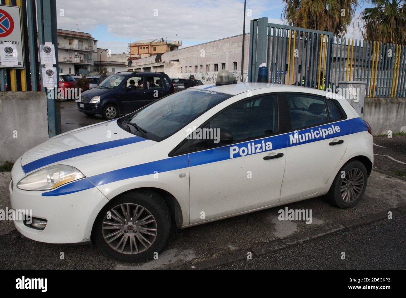 Arzano, Italy. 17th Oct, 2020. General view of drive-in COVID-19 test in Arzano suburb of Naples in Southern Italy. (Photo by Salvatore Esposito/Pacific Press) Credit: Pacific Press Media Production Corp./Alamy Live News Stock Photo