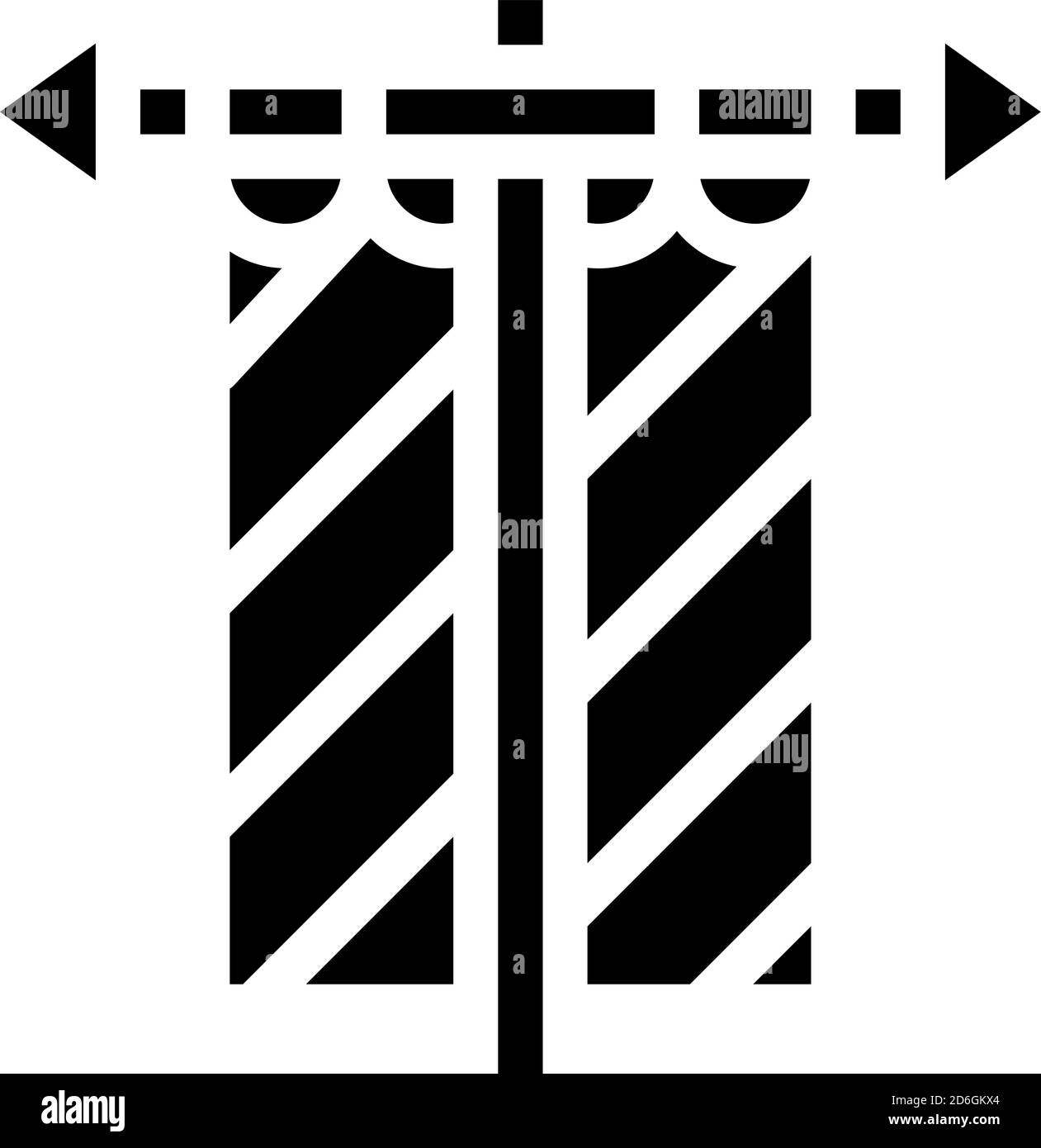 viking flag glyph icon vector black illustration Stock Vector Image ...