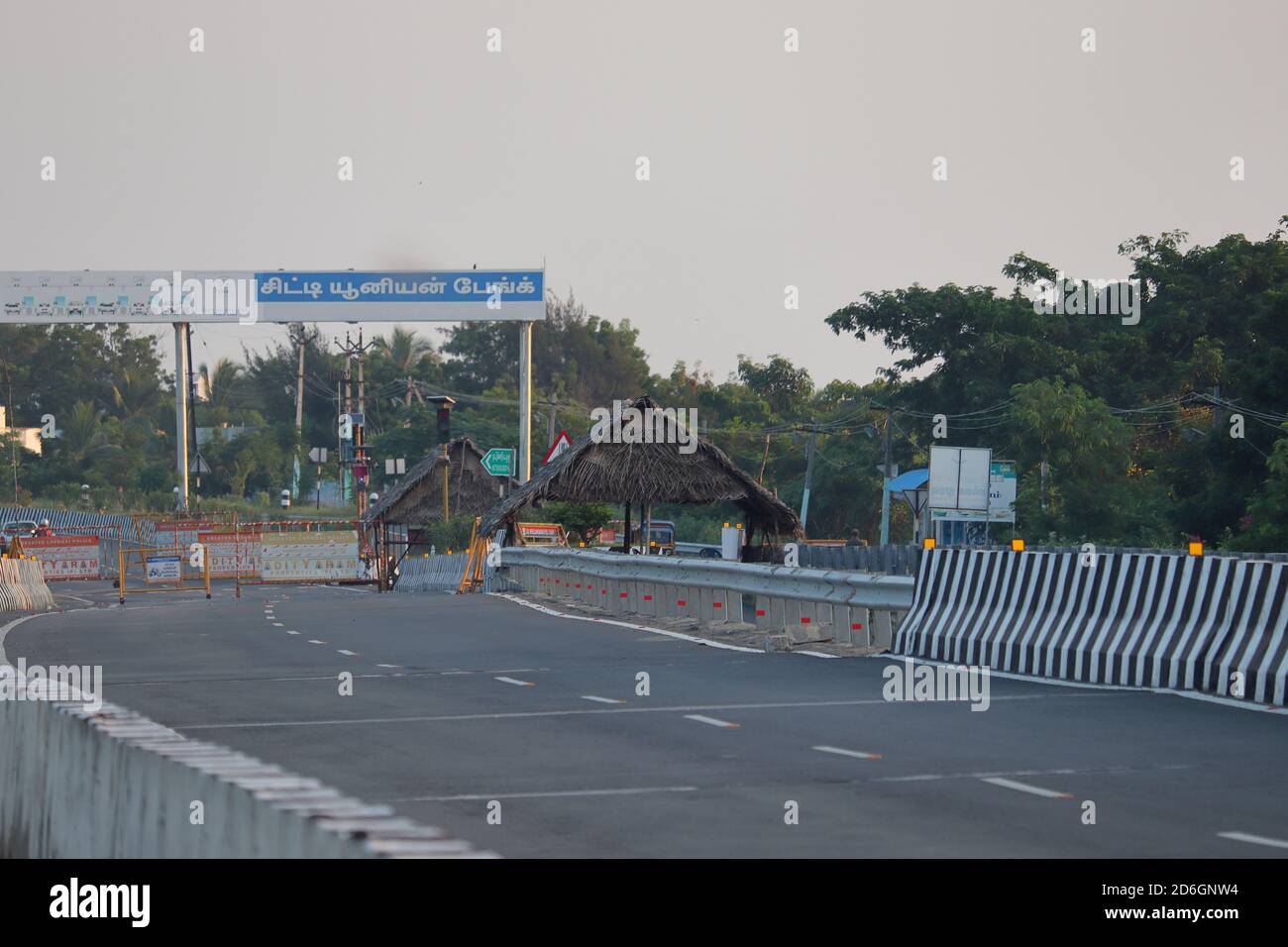 Chennai, Tamilnadu, India. Oct 18 , 2020. Check post on National