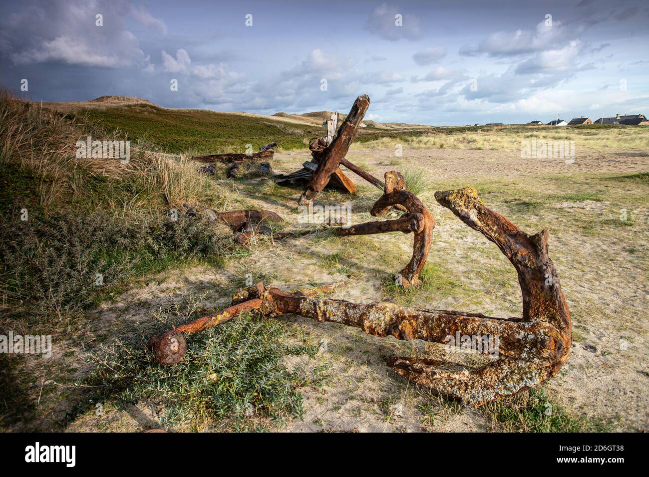 anchor museum in Thorsminde, Denmark Stock Photo