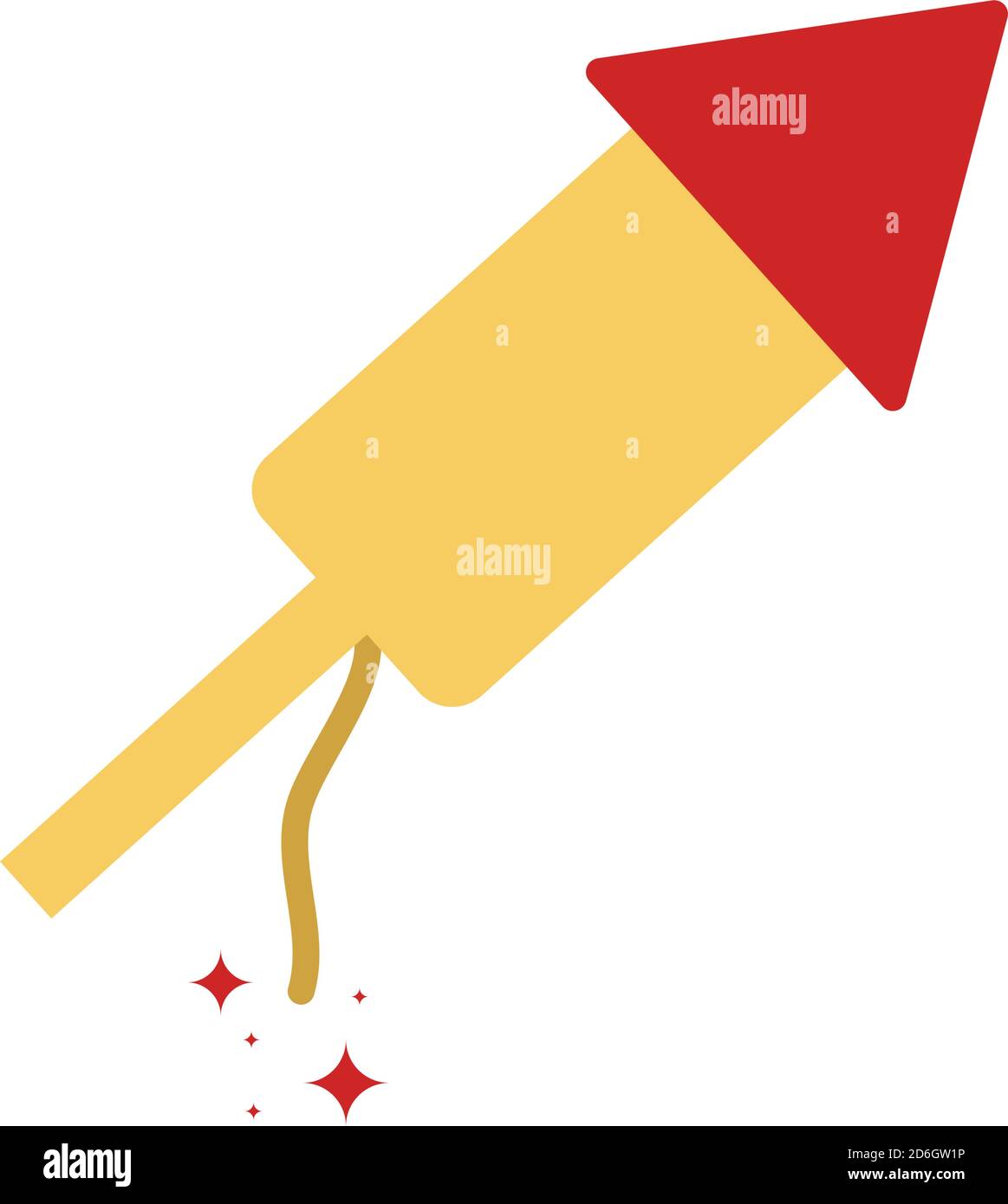 firework flat style icon vector design Stock Vector Image & Art - Alamy