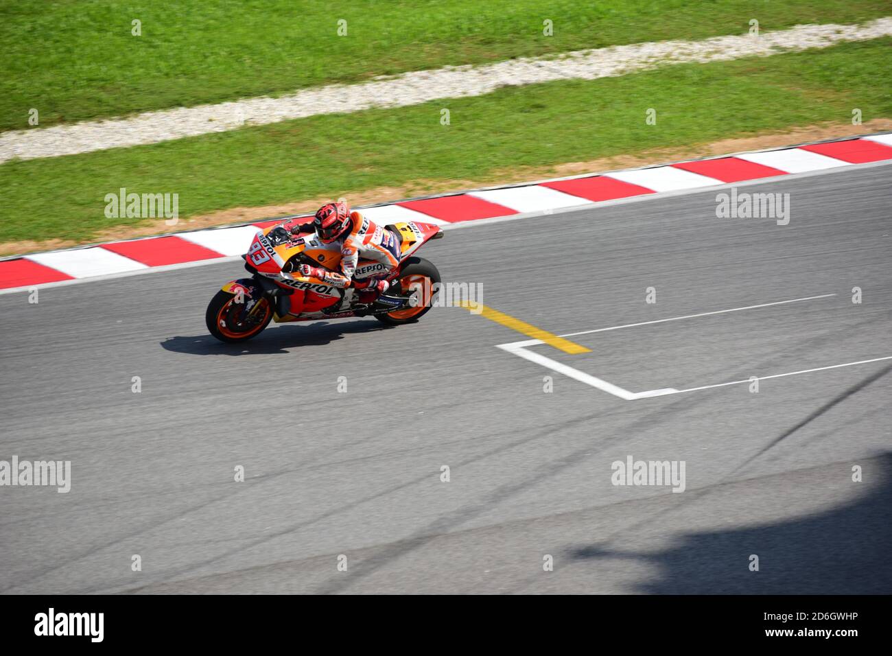 MotoGP rider Marc Marquez Stock Photo