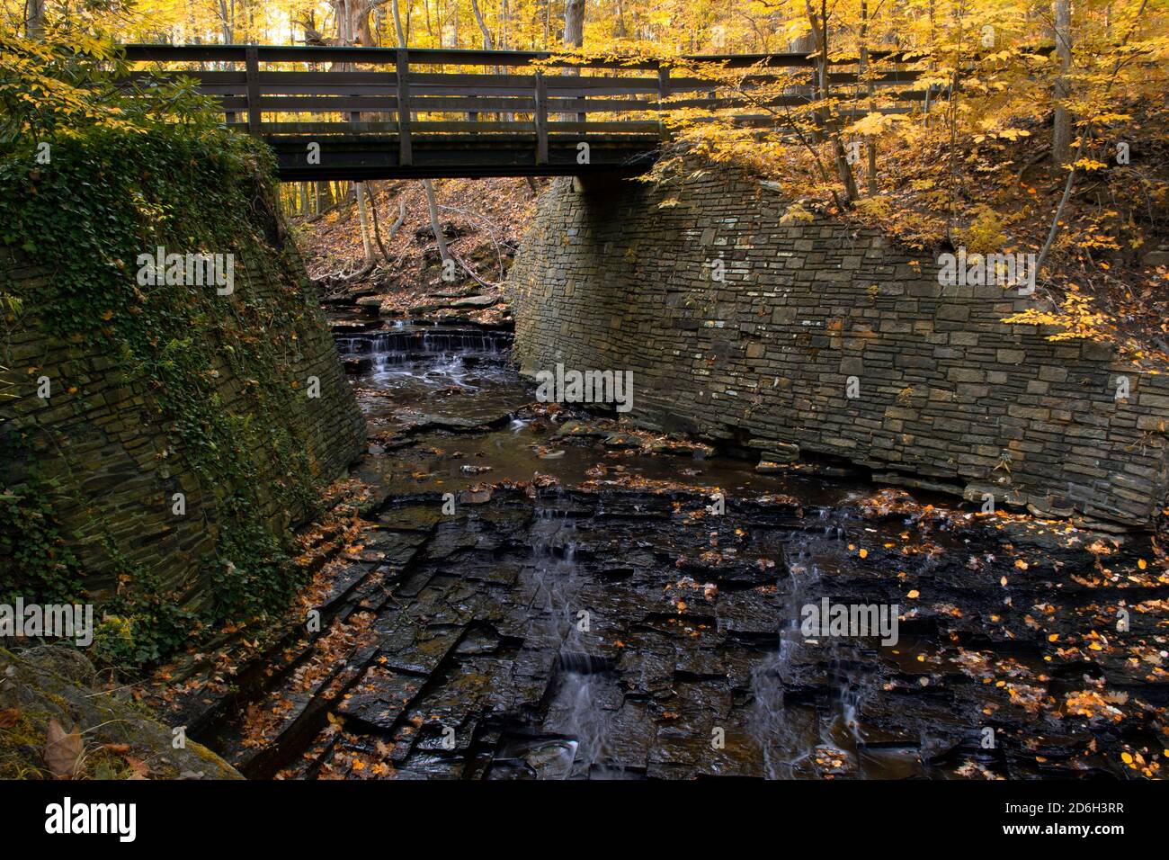 Buttermilk Falls, North Chagrin Reservation Stock Photo Alamy