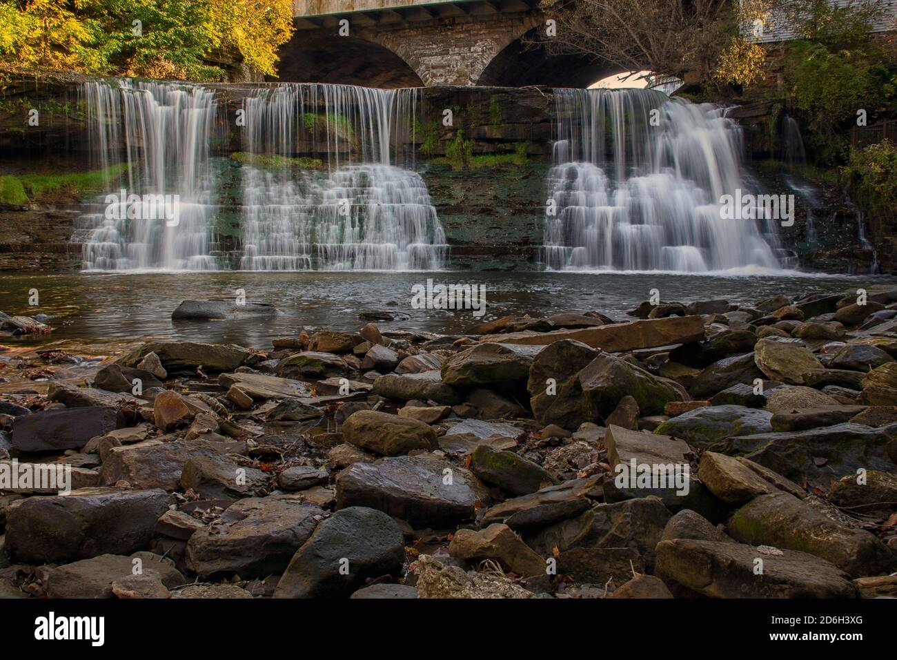 Chagrin Falls Waterfall, Cleveland Ohio Stock Photo Alamy