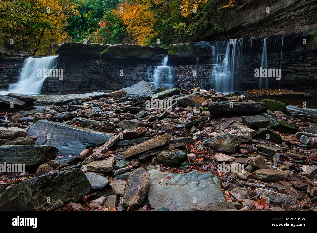 Great Falls Of Tinkers Creek Cleveland Ohio Stock Photo