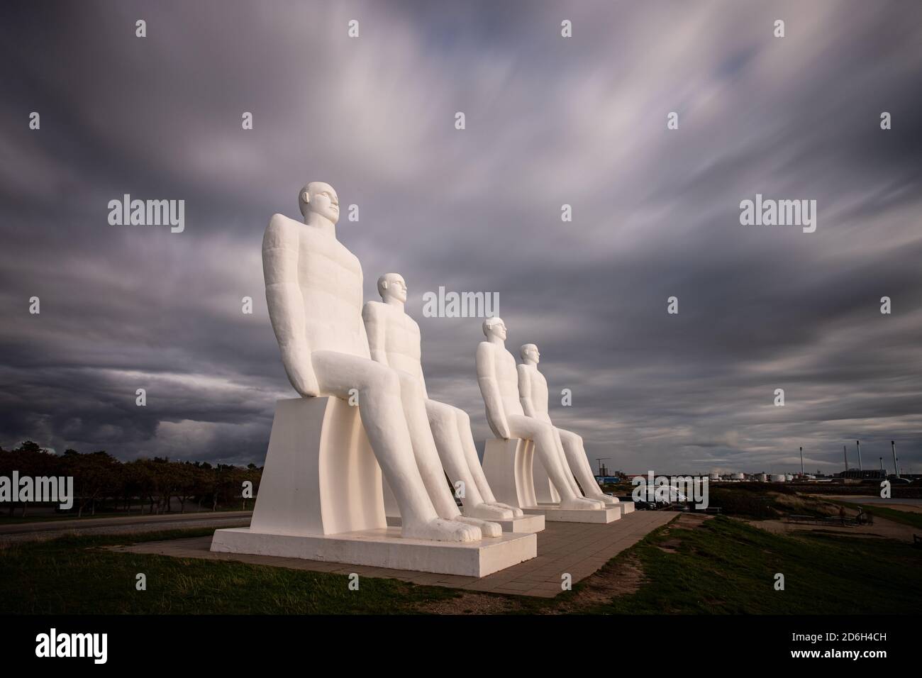 Esbjerg monument, Denmark Stock Photo