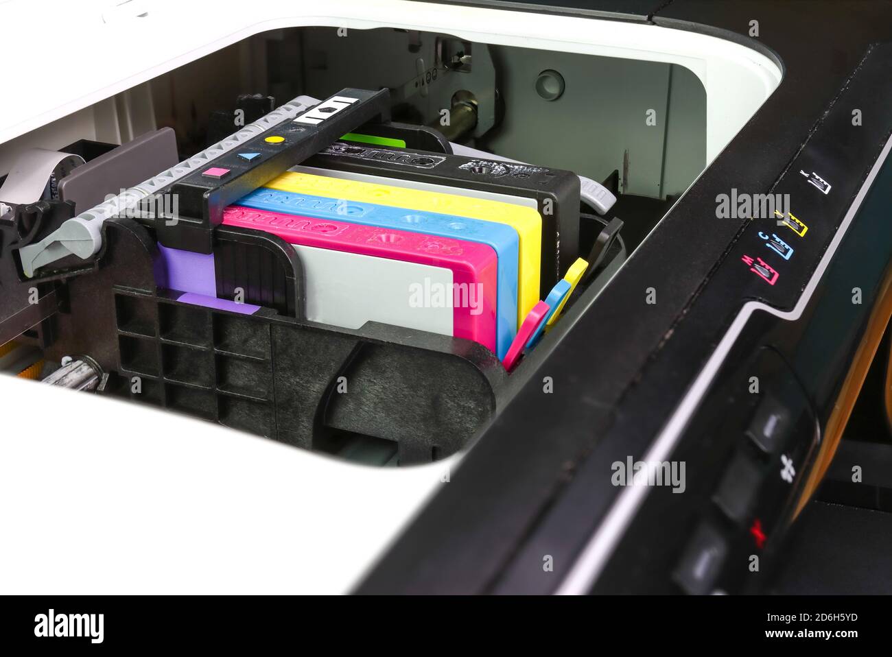 An ink cartridge or inkjet cartridge is a component of an inkjet