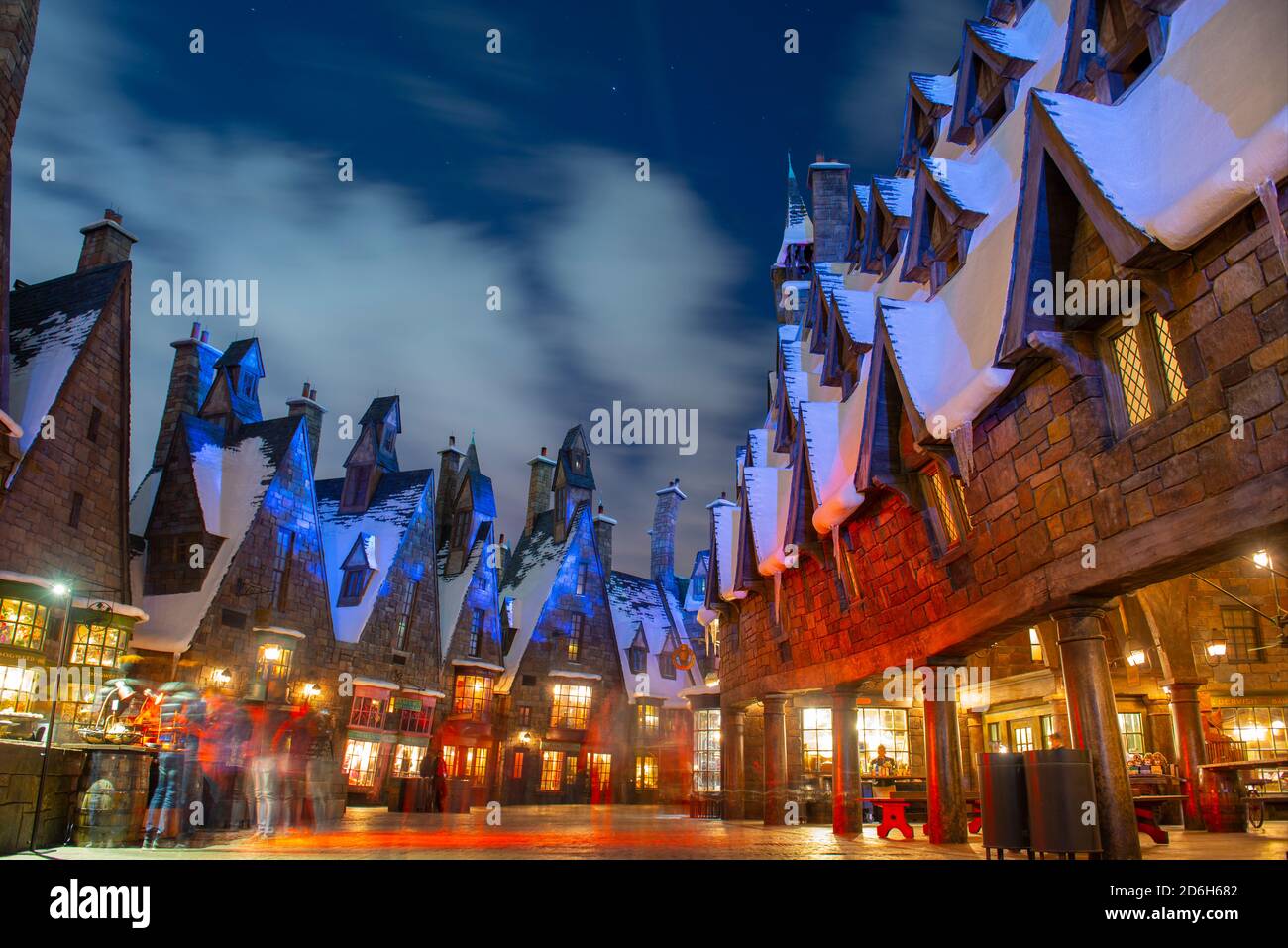 Hogsmeade village in the Wizarding World of Harry Potter in Universal  Orlando, Florida, USA Stock Photo - Alamy