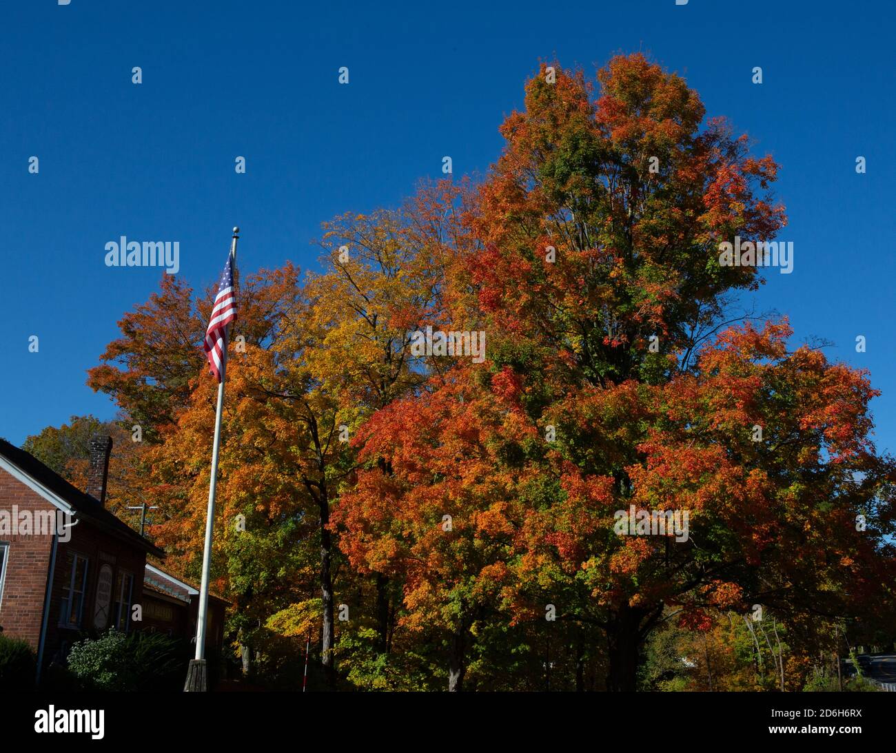 Fall foliage colors of New England Stock Photo - Alamy