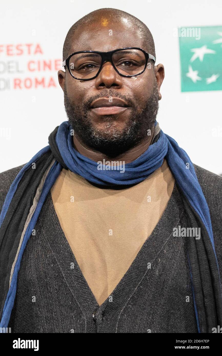 Director Steve McQueen poses for photographers for the photo call of the film Small Axe during the 15th edition of Rome film Fest. Rome (Italy), October 16th 2020 Photo Pool Insidefoto Stock Photo