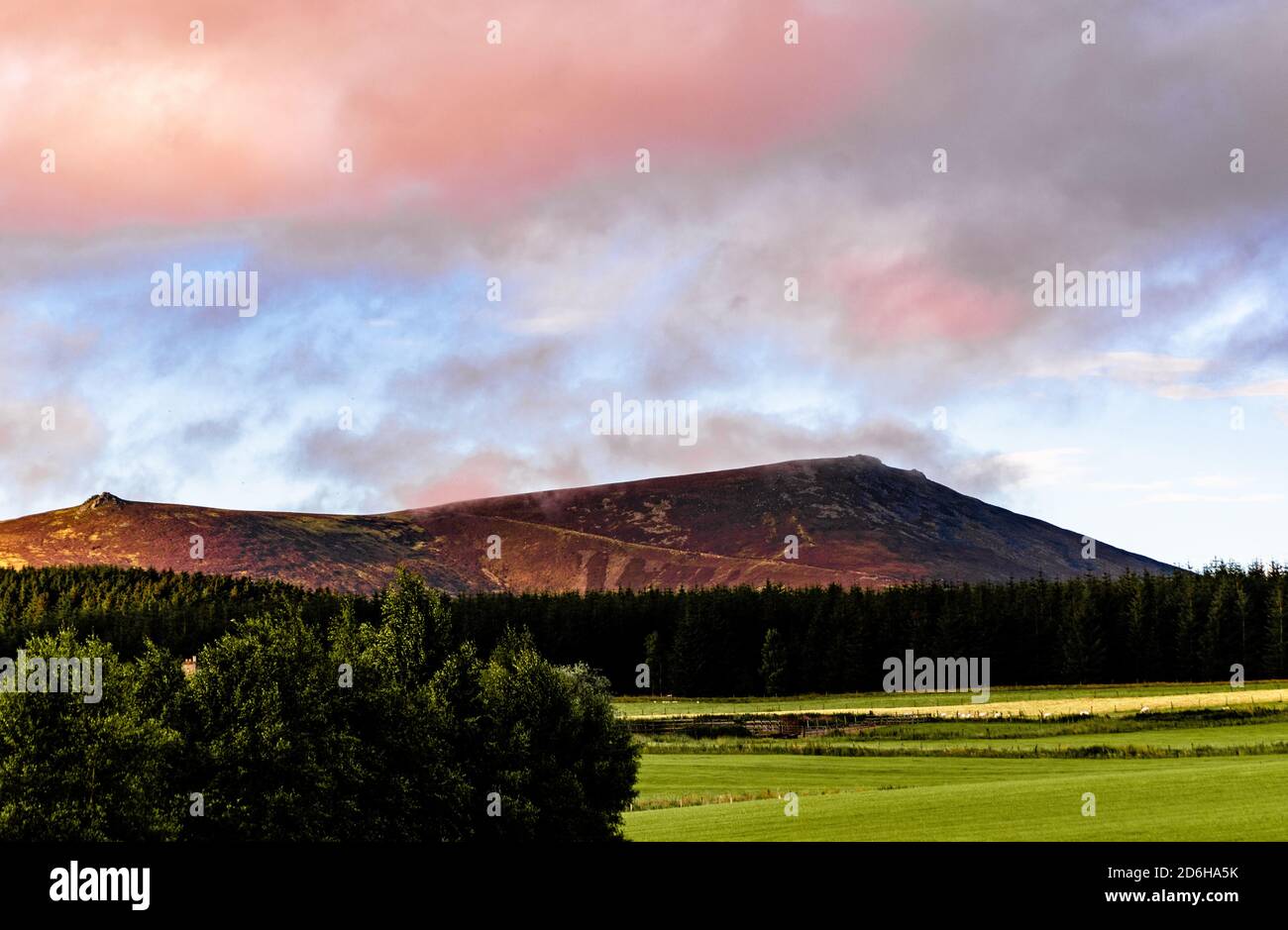 View of The Ben Rinnes from Glenlivet, Scotland Stock Photo - Alamy
