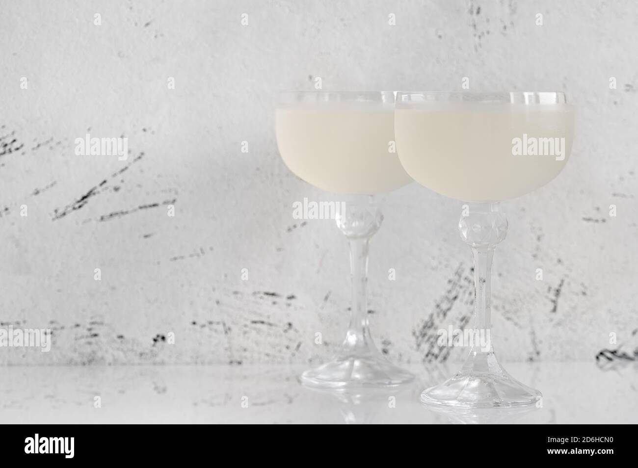 Two glasses white lady hi-res stock photography and images - Alamy