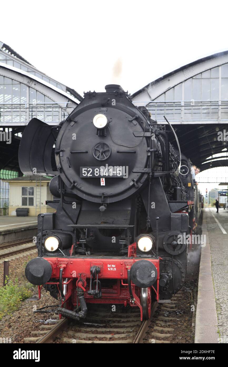 Deutsche Reichsbahn Dampflok 52 8141-5 Baujahr 1944 im Deutsche Reichsbahn Dampflok 52 8141-5 Baujahr 1944 im