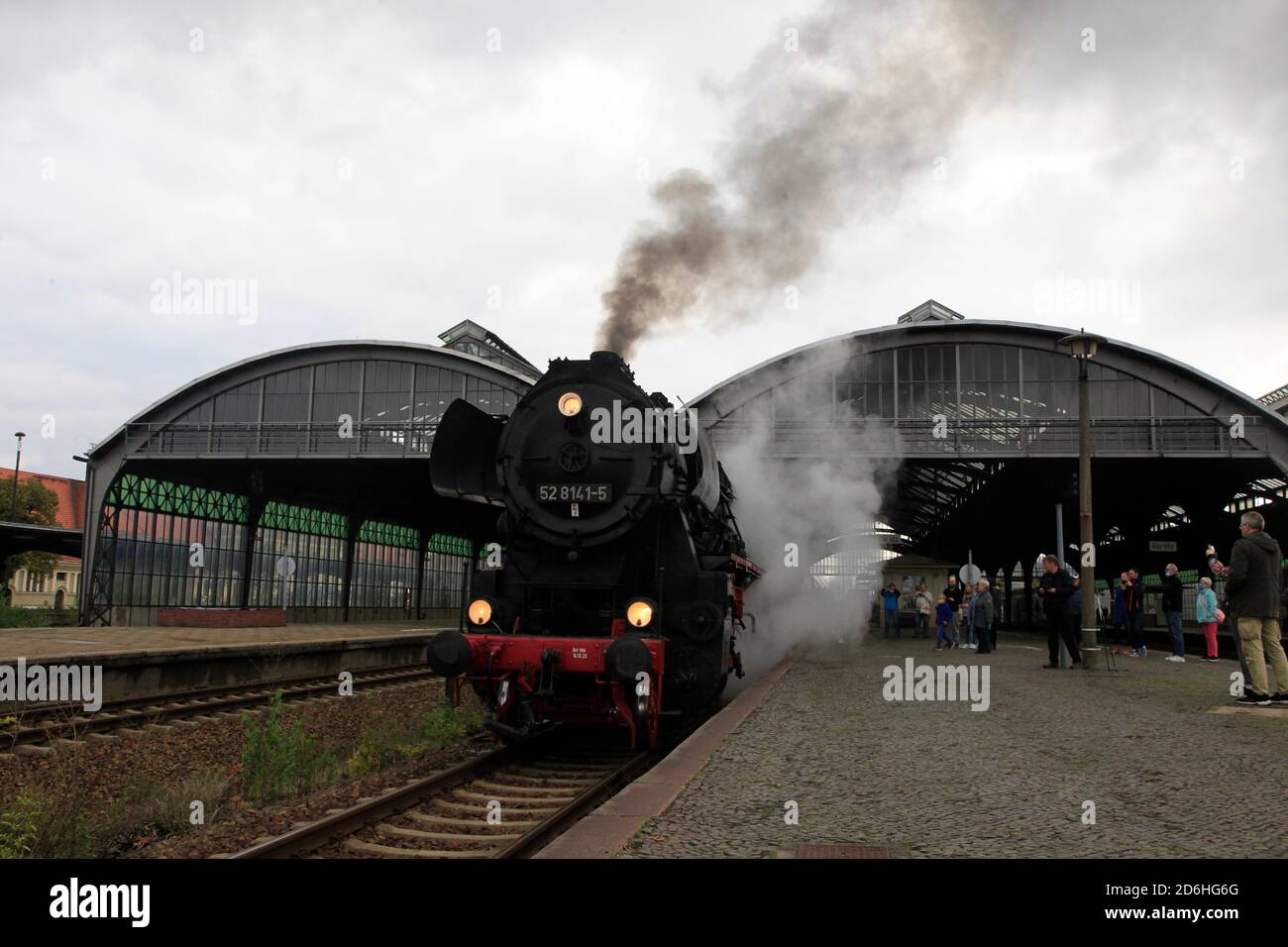 Deutsche Reichsbahn Dampflok 52 8141-5 Baujahr 1944 im Deutsche Reichsbahn Dampflok 52 8141-5 Baujahr 1944 im