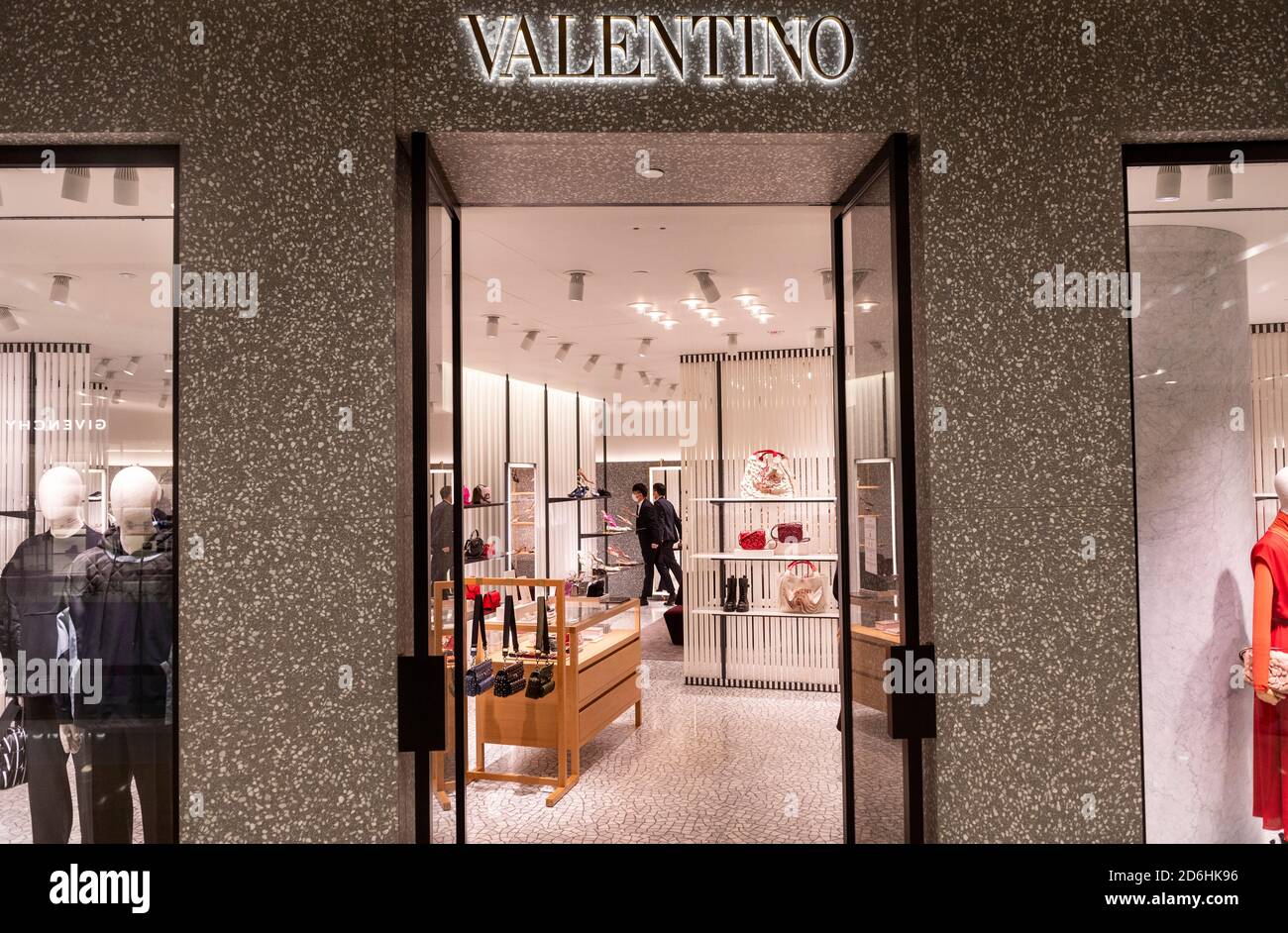Italian clothing company Valentino store seen in Hong Kong Stock Photo -  Alamy