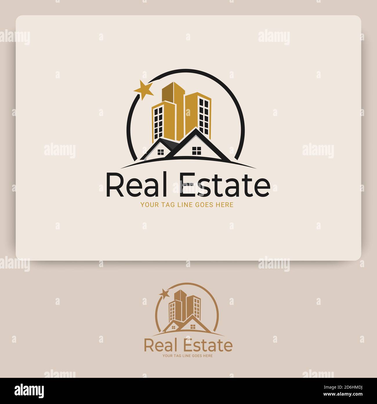 Modern Real Estate Logo Vector Design Stock Vector Image & Art - Alamy