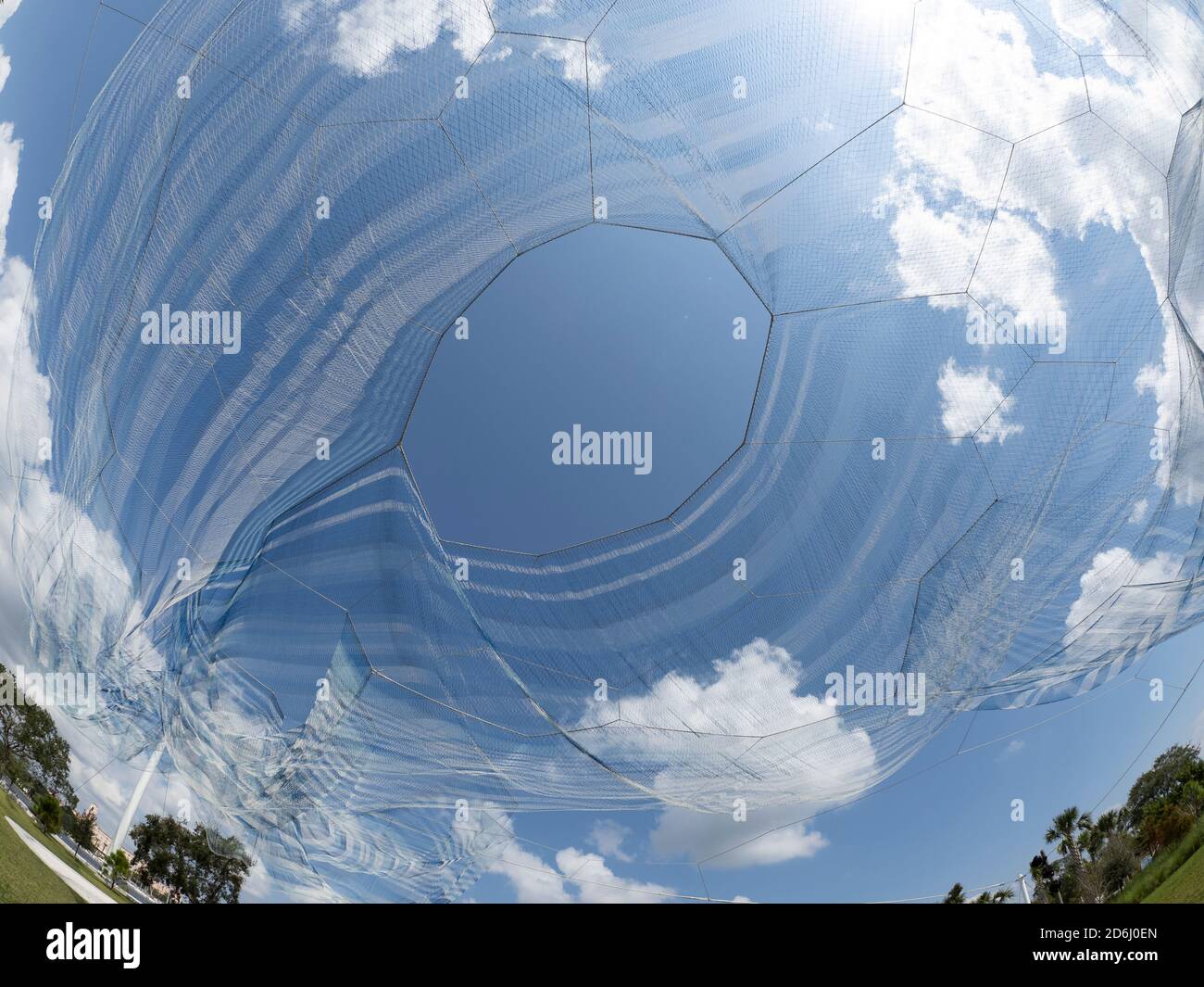 Bending Arc by Echelman art installation on the St pete Pier in