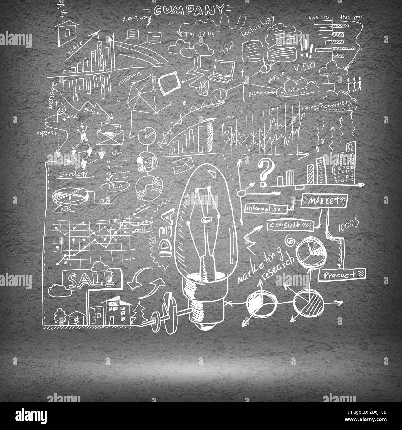 Sketch of some ideas Stock Photo Alamy