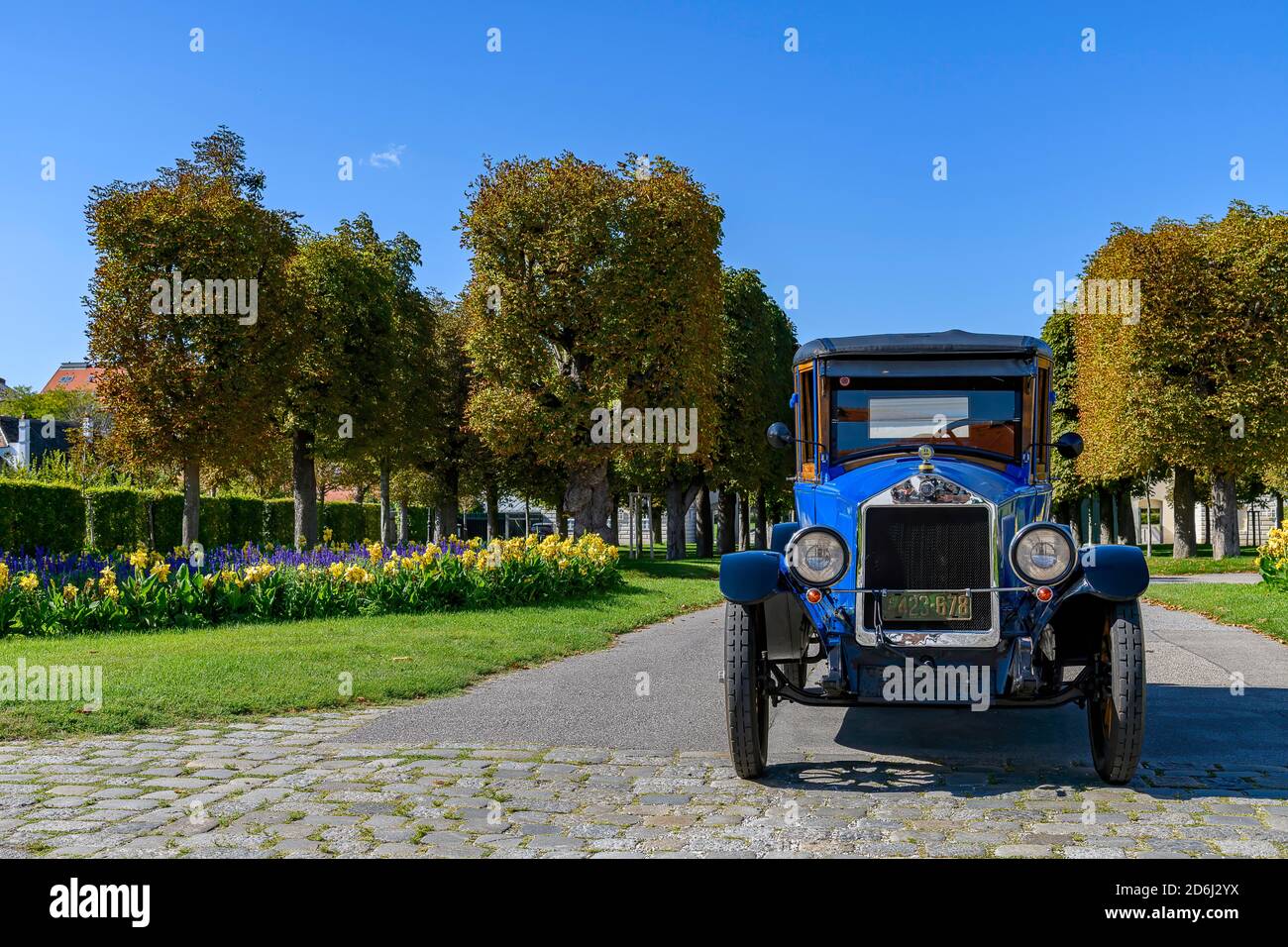 Oldtimer Dort Touring, year of construction 1922, blue, Austria Stock Photo