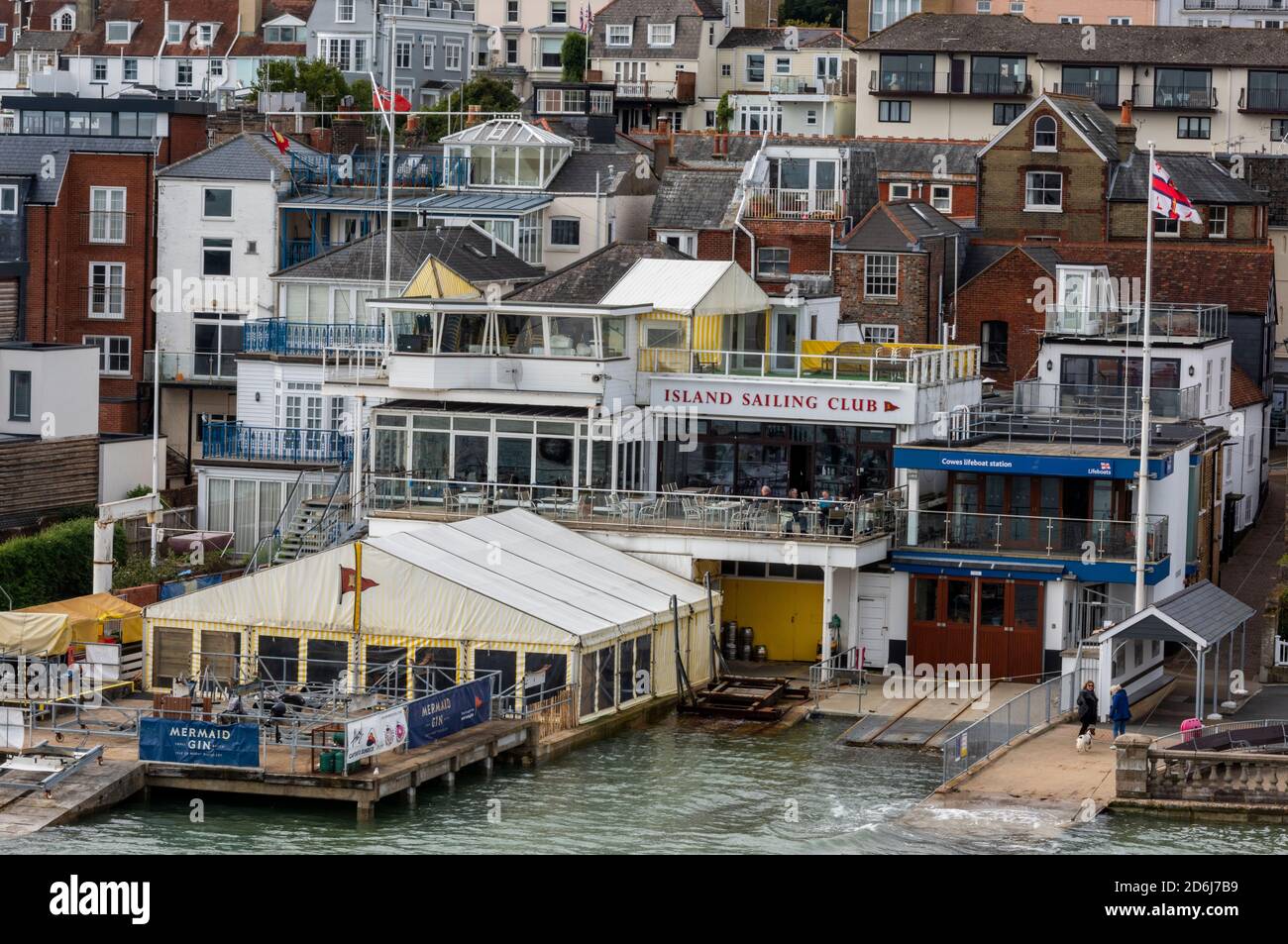 isle of wight sailing club at cowes on the isle of wight. island