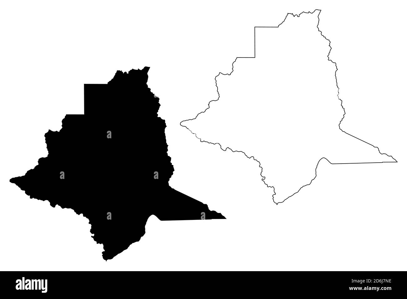 Butte county map hi-res stock photography and images - Alamy