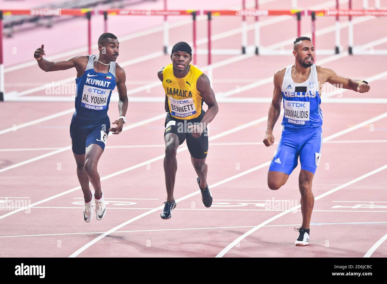 Yaqoub Mohamed Al Youha (KUW), Orlando (JAM), Konstantinos